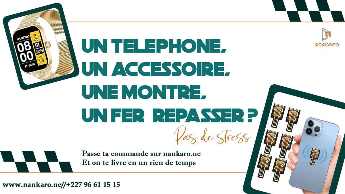 Y a des jours où on n’a pas le temps de faire le tour du marché.
Nankaro est là pour vous

👉🏽nankaro.ne

#Nankaro #ComandeSansStress