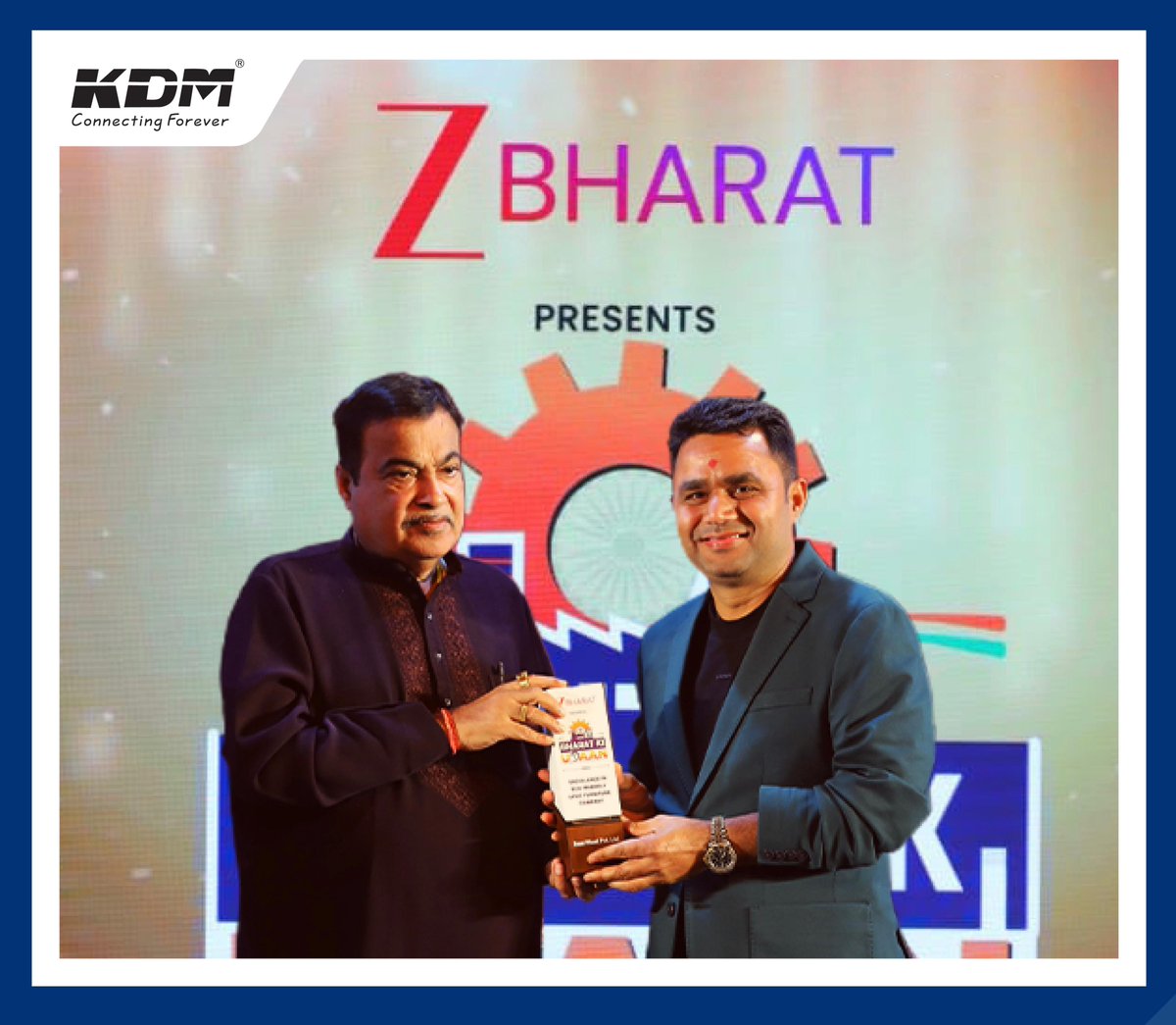 KDM INDIA (@kdmindia_in) on Twitter photo Humbled and proud!
💛KDM bags the #ZeeUdaanAward from Shri. <a href="/nitin_gadkari/">Nitin Gadkari</a> ji for charging the nation at Maha Kumbh Mela 2025.
Proud to see Bharat Ka Charger leading the charge towards #ViksitBharat and #DigitalIndia. This is just the beginning. 📷 #BharatKaCharger Humbled and proud!
💛KDM bags the #ZeeUdaanAward from Shri. <a href="/nitin_gadkari/">Nitin Gadkari</a> ji for charging the nation at Maha Kumbh Mela 2025.
Proud to see Bharat Ka Charger leading the charge towards #ViksitBharat and #DigitalIndia. This is just the beginning. 📷 #BharatKaCharger