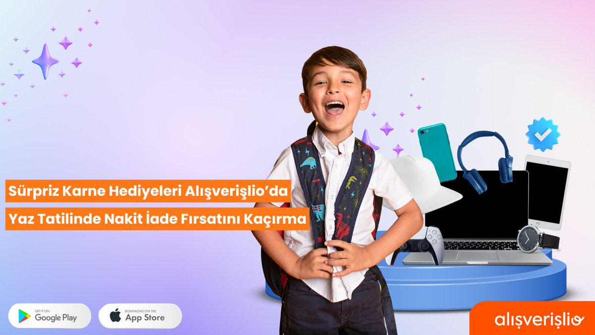 🎉 Karne Sürprizi Zamanı! 

Sürpriz karne hediyeleri Alışverişlio’da seni bekliyor.  Yaz tatilinde nakit iade fırsatını kaçırma. Anlaşmalı noktalarımızdan alışveriş yap, anında cashback kazan!

#Alışverişlio #LioKart #Nakitİade #Cashback #KarneGünü