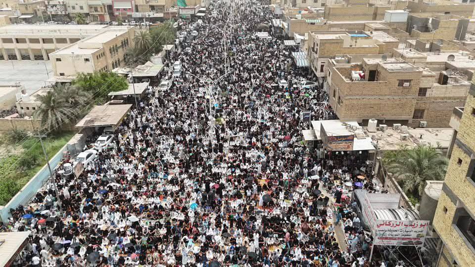 من الناصرية الفيحاء 
صلاة الجمعة الموحدة والتظاهرات الاستنكارية الرافضة لأجرام الكيان الصهيو،،ني وكبيرة الشر امر،،يكا 

#كلا_كلا_اسرائيل
#كلا_كلا_امريكا