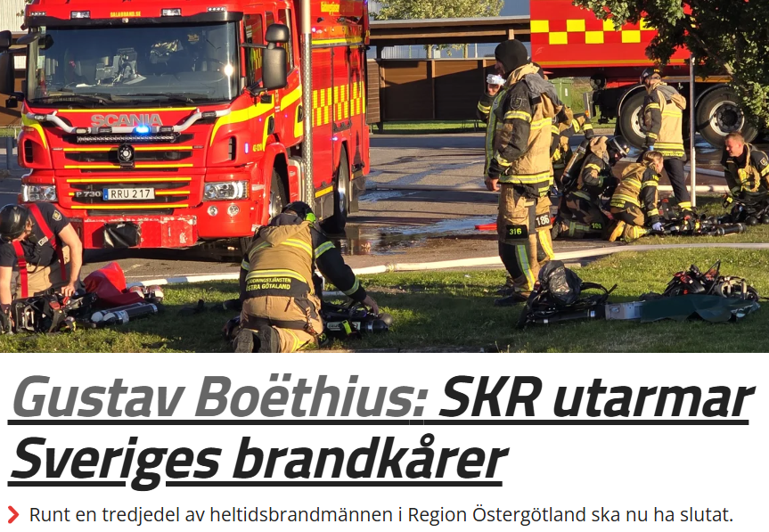 GustavBoethius's tweet photo. Årets midsommarläsning handlar om hur @SKR_se har sabbat schemaläggningen för Sveriges räddningspersonal. 🧵:
https://t.co/mgAiULDqDS https://t.co/vcwA0eqa6i