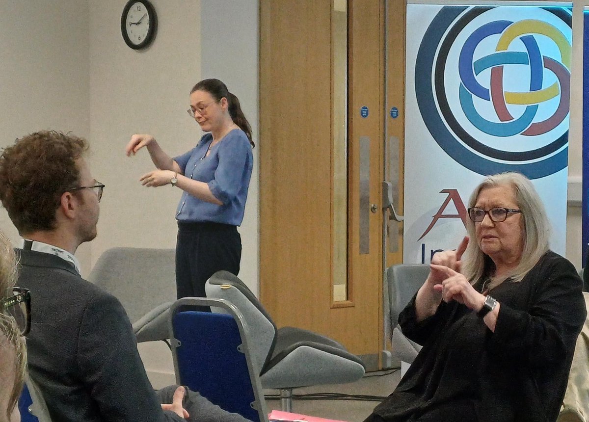 ERC_DANCING (@dancingerc) on Twitter photo We are delighted to have both Irish Sign Language and International Sign Language interpretation for the #DancingFinalConference.
<a href="/sign__languages/">Sign Languages</a>
@YestoISL
@ALL_Institute
<a href="/MaynoothLaw/">MU School of Law & Criminology</a>
<a href="/ERC_Research/">European Research Council (ERC)</a>
#accessible We are delighted to have both Irish Sign Language and International Sign Language interpretation for the #DancingFinalConference.
<a href="/sign__languages/">Sign Languages</a>
@YestoISL
@ALL_Institute
<a href="/MaynoothLaw/">MU School of Law & Criminology</a>
<a href="/ERC_Research/">European Research Council (ERC)</a>
#accessible
