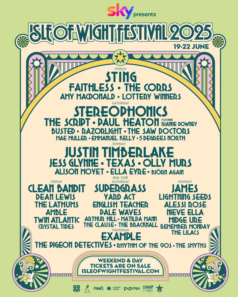 Isle of Wight festival tickets for SALE.
Whole weekend ticket x2
With a £100 wight link voucher you can use to buy tickets for travel over. 
£300 FOR THE LOT