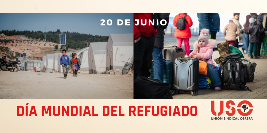 🌍🕊️ En el #DíaMundialDelRefugiado, desde #USO exigimos políticas que garanticen los derechos de quienes huyen de la guerra, la persecución y la pobreza.

📢 ¡Refugio es un derecho, no un privilegio! ✊
👉 Más sobre nuestras reivindicaciones: uso.es/uso-exige-poli… #refugiados
