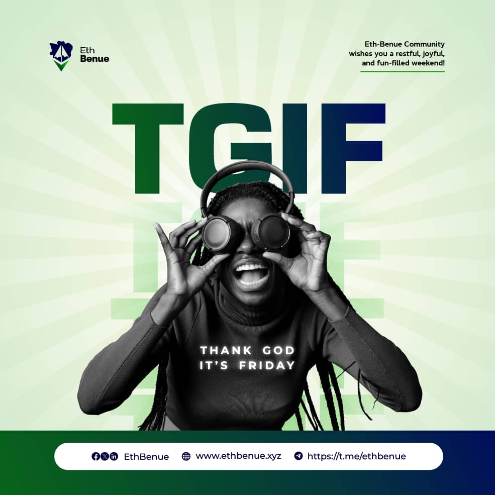 ThankGod it's Friday 

Another week of building, learning, and connecting on-chain.

Let’s keep pushing the boundaries of blockchain together.