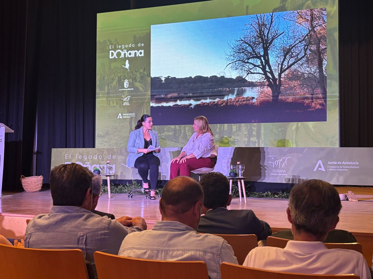 El Legado de Doñana (@legadodonana) on Twitter photo 🔍 Retos, avances y obstáculos: <a href="/cverasanchez/">Consolación Vera</a> aborda la situación actual del espacio natural de Doñana, desde las tensiones sobre el uso del agua hasta el papel de las comunidades locales.
#ElLegadoDeDoñana #LegadoConsolacionVera #Doñana #agua #conservacion 🔍 Retos, avances y obstáculos: <a href="/cverasanchez/">Consolación Vera</a> aborda la situación actual del espacio natural de Doñana, desde las tensiones sobre el uso del agua hasta el papel de las comunidades locales.
#ElLegadoDeDoñana #LegadoConsolacionVera #Doñana #agua #conservacion