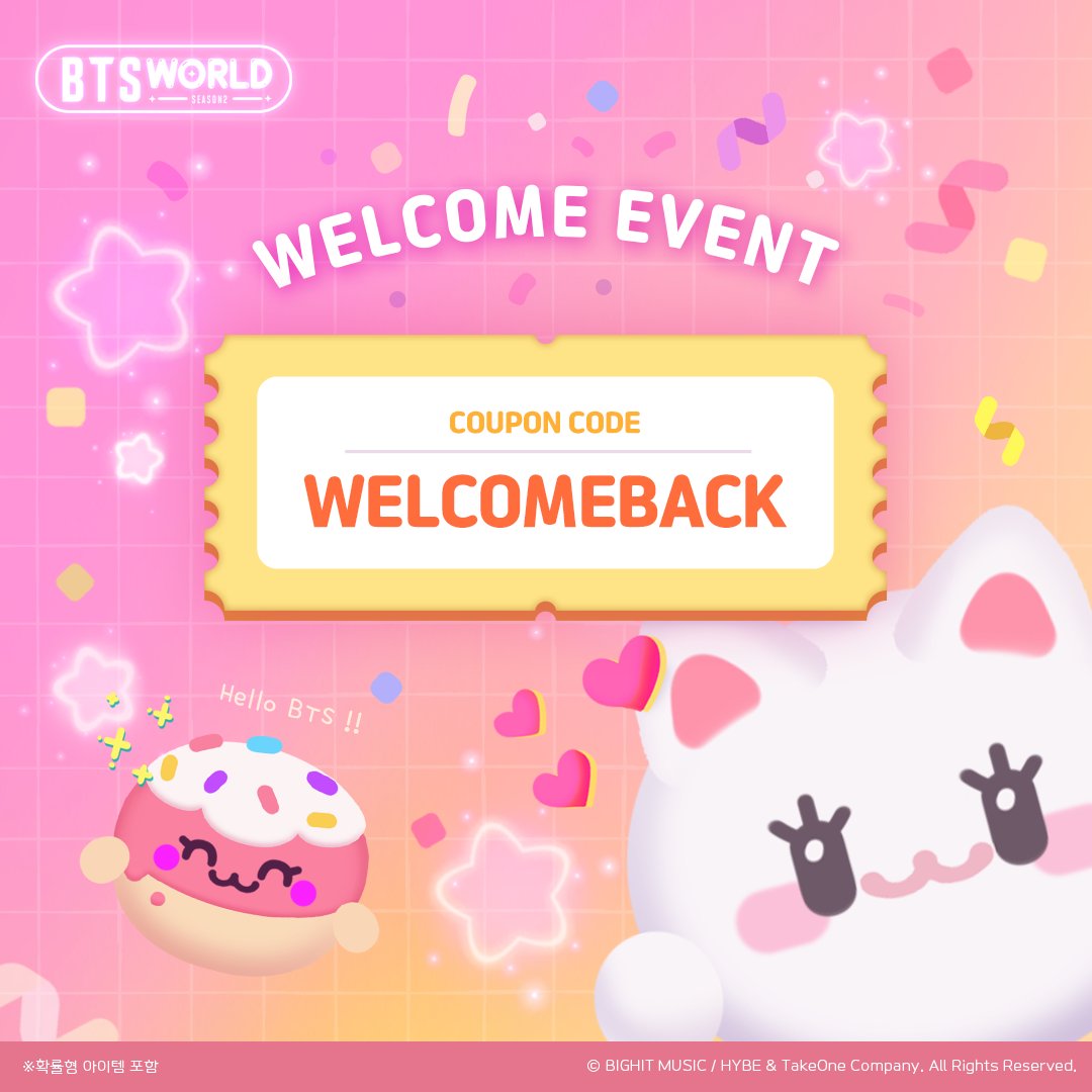 BTSWS2_official's tweet image. [ 🤗 ] #WelcomeBackBTS Events

💜Welcome back, BTS!💜
It was a long wait, right, Manager? Finally, the members are back together again!
To celebrate their return and welcome them back with all our Managers,
we've prepared a Repost🔄 Event and a Special Coupon🎫 gift just for you~…