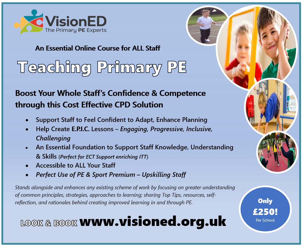 martin_radmore's tweet photo. #primarype #primarypecpd #pecpd #teachpe #teachingpe #peteaching #pepremium #pesubjectleaders #primary #primarycpd #onlinecpd #wholeschoolcpd https://t.co/B4tTC6TI57