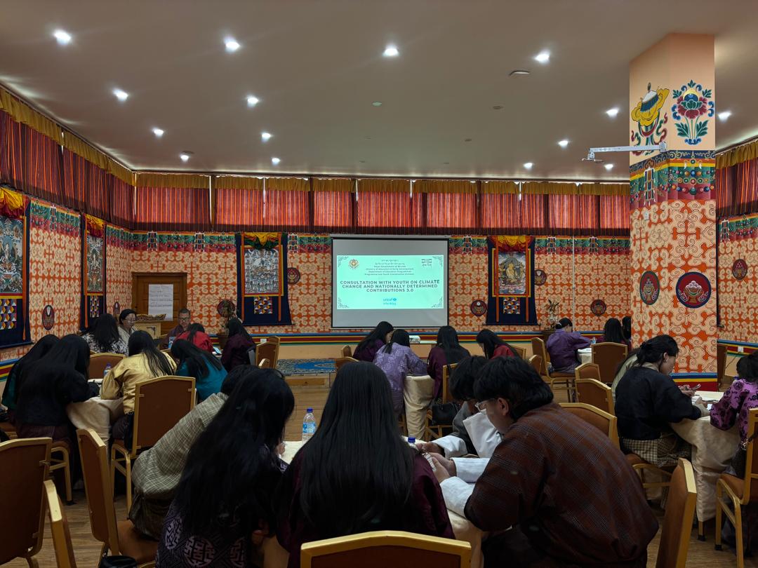 A total of 162 youth attended a series of youth consultations on Climate Change held to gather their perspectives for Bhutan’s Third Nationally Determined Contribution (NDC 3.0). 

Read more at facebook.com/SherigBhutan/p…