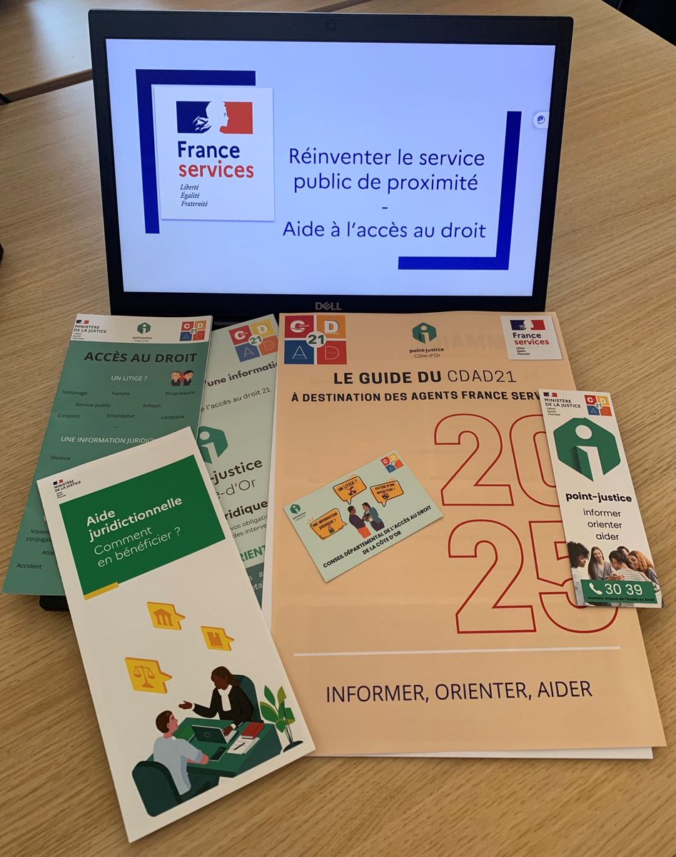 Ce mardi 17 juin, le CDAD 21 a dispensé une formation auprès des agents France Services.

✅Présentation du CDAD et de ses missions, dispositifs 30 39 + 116 006, études de cas et mises en situation

🤝🏼Cette rencontre a été l’occasion de créer un lien direct avec eux !