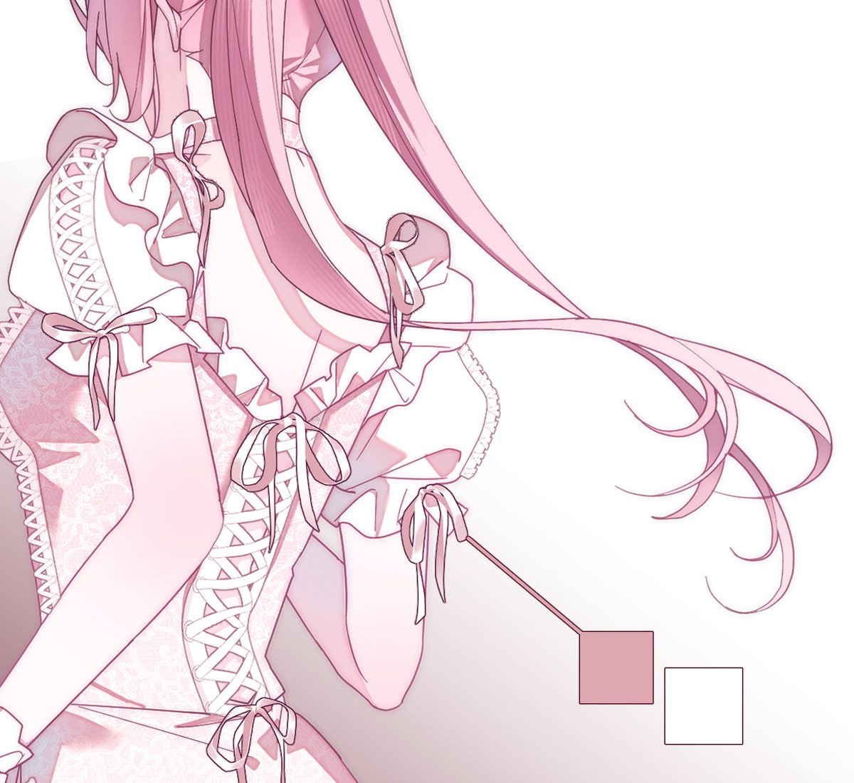 돌아오오온 소재 미리보기 시간!
코르셋 브러쉬 포스트에서 예고했었던 얇은 리본 신상입니다.
이번에도 명암색 지정버전으로 가져왔어요! 전에 만든 색지정 리본을 너무...잘쓰고 있어서 제가 쓰려고(?)...
붙이면 이런 느낌~내일 업로드되는 흐물리본! 미리미리 많관부~