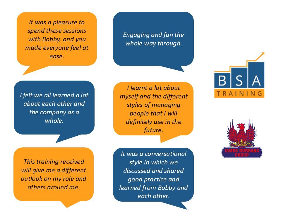 BobbySinghBSA's tweet photo. I recently delivered a 3-day leadership and management programme "Managing Self, Managing People and Managing Task". Here is some of the amazing feedback received. https://t.co/P3hGvbQfJn