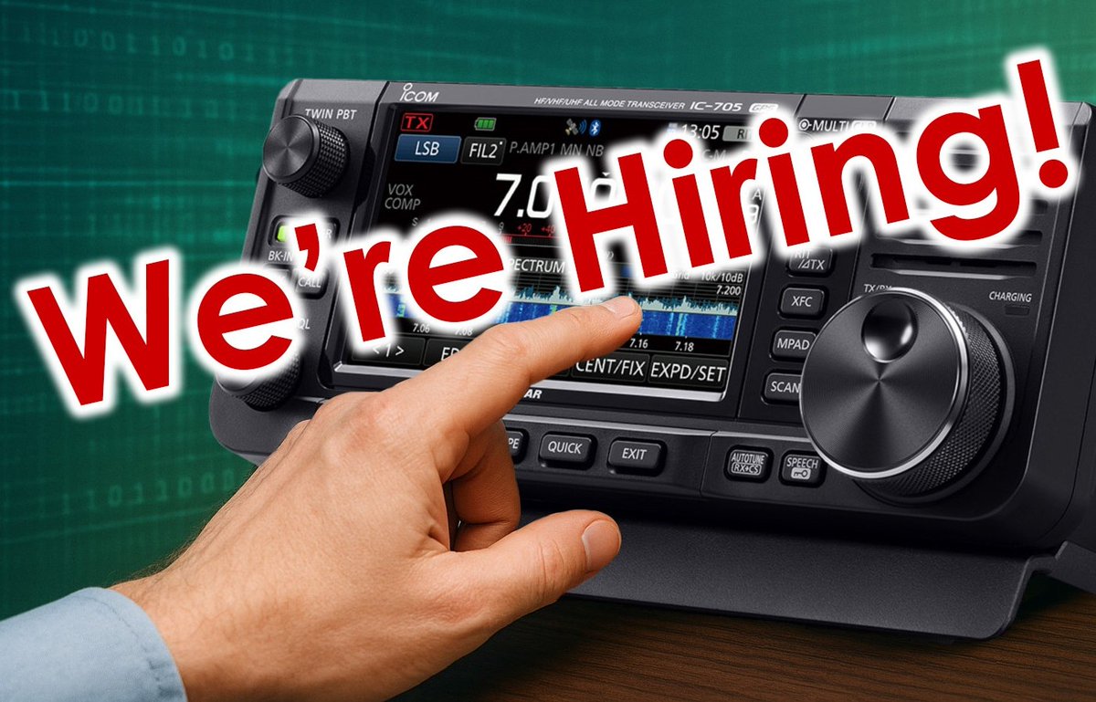Calling all Amateur Radio enthusiasts!

Icom UK is seeking an Amateur Radio Product Specialist to join our team in Herne Bay, Kent.

Find out more and apply here: icomuk.co.uk/Job_Vacancy_Ic…

#IcomUK #JobVacancy #Hiring #HamRadio #RadioAmateur #ProductSpecialist
