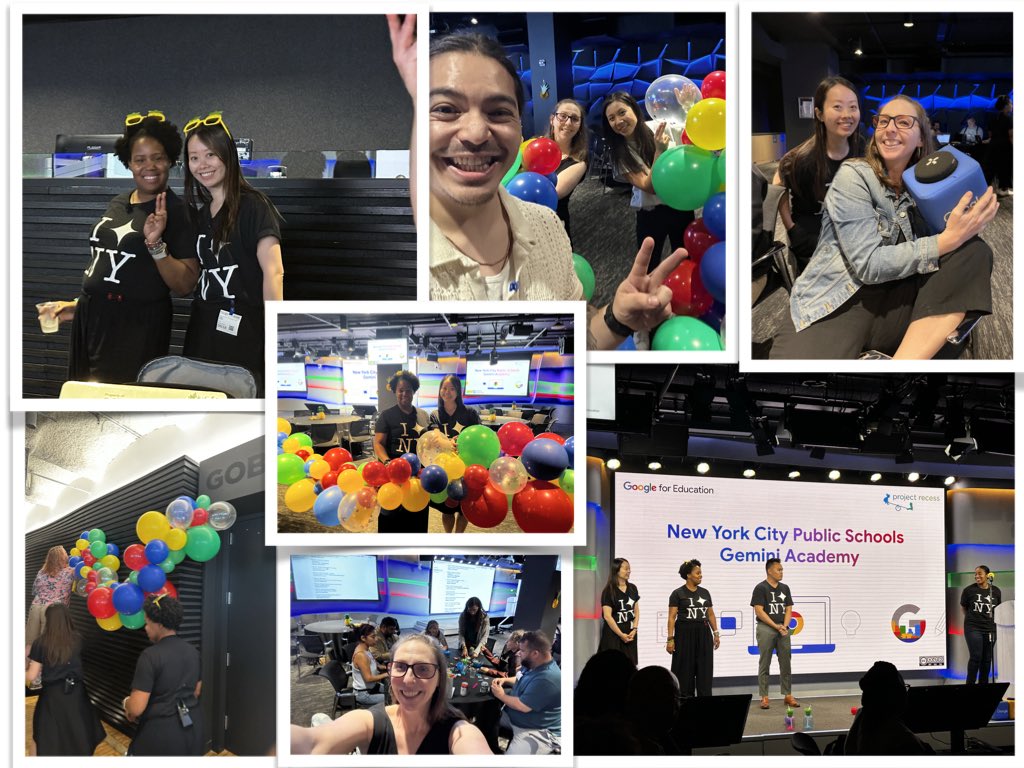 Kerry McGarvey (@k_amcg) on Twitter photo Wednesday was a <a href="/Google/">Google</a>-filled day! We explored Gemini with the amazing team of <a href="/NerdyBryant/">Robyn Bryant</a>, <a href="/Techteachernyc/">Lisa</a>, <a href="/projectrecess/">Santi</a>, and <a href="/YouthInnovator/">Danieta Morgan</a>. It was a collaborative experience that ignited our creativity with AI. We ended the day with this years final GEG! #NYCSchoolsTech Wednesday was a <a href="/Google/">Google</a>-filled day! We explored Gemini with the amazing team of <a href="/NerdyBryant/">Robyn Bryant</a>, <a href="/Techteachernyc/">Lisa</a>, <a href="/projectrecess/">Santi</a>, and <a href="/YouthInnovator/">Danieta Morgan</a>. It was a collaborative experience that ignited our creativity with AI. We ended the day with this years final GEG! #NYCSchoolsTech