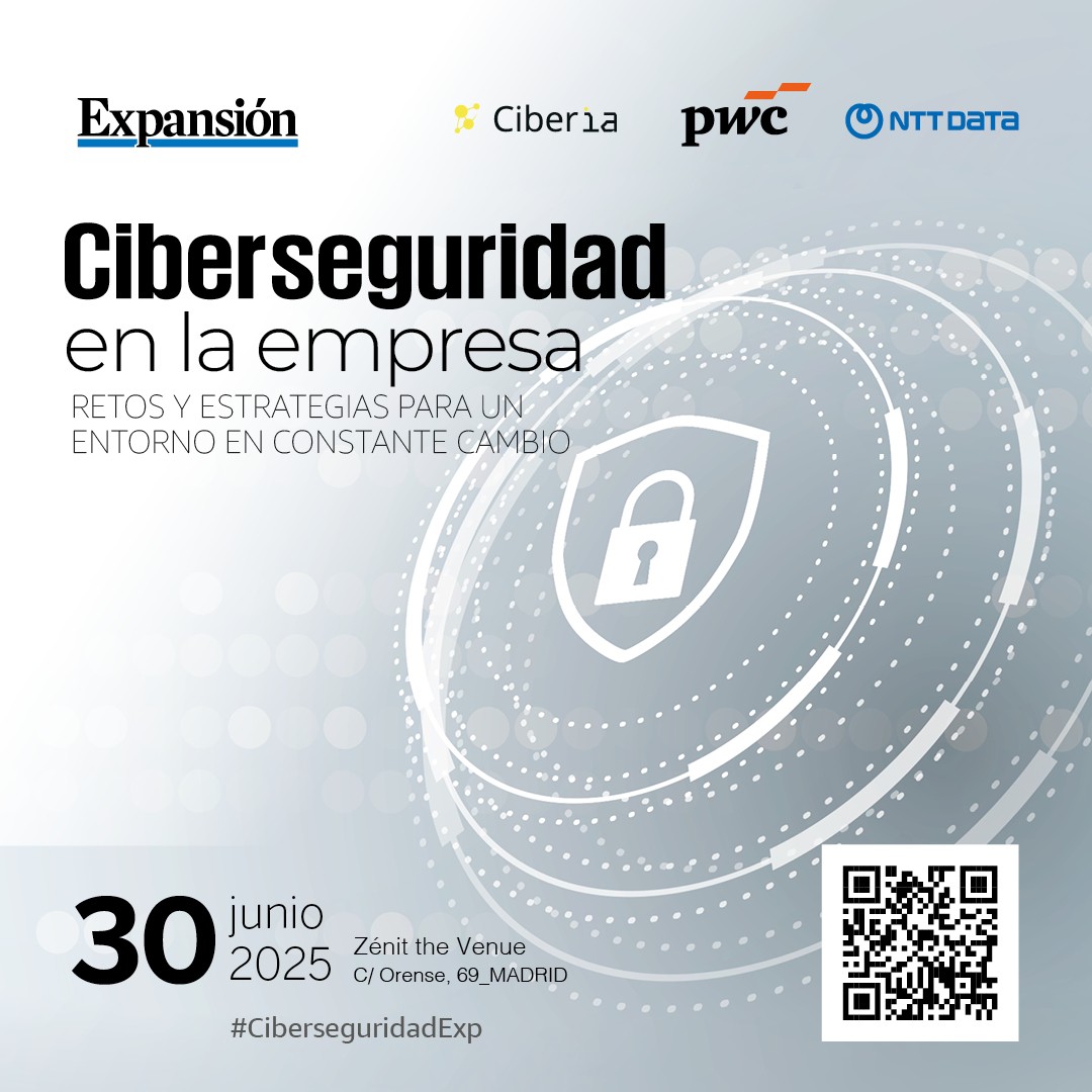 📅<a href="/expansioncom/">expansioncom</a> <a href="/ProyectoCiberia/">ProyectoCiberia</a> <a href="/NTTDataSpain/">NTT DATA España</a> y @pwc_spain celebran el próximo 3⃣0⃣ de junio el encuentro ‘Ciberseguridad en la empresa’

👉¿Te lo vas a perder? #CiberseguridadEXP
👇👇👇
acortar.link/cDJdgv