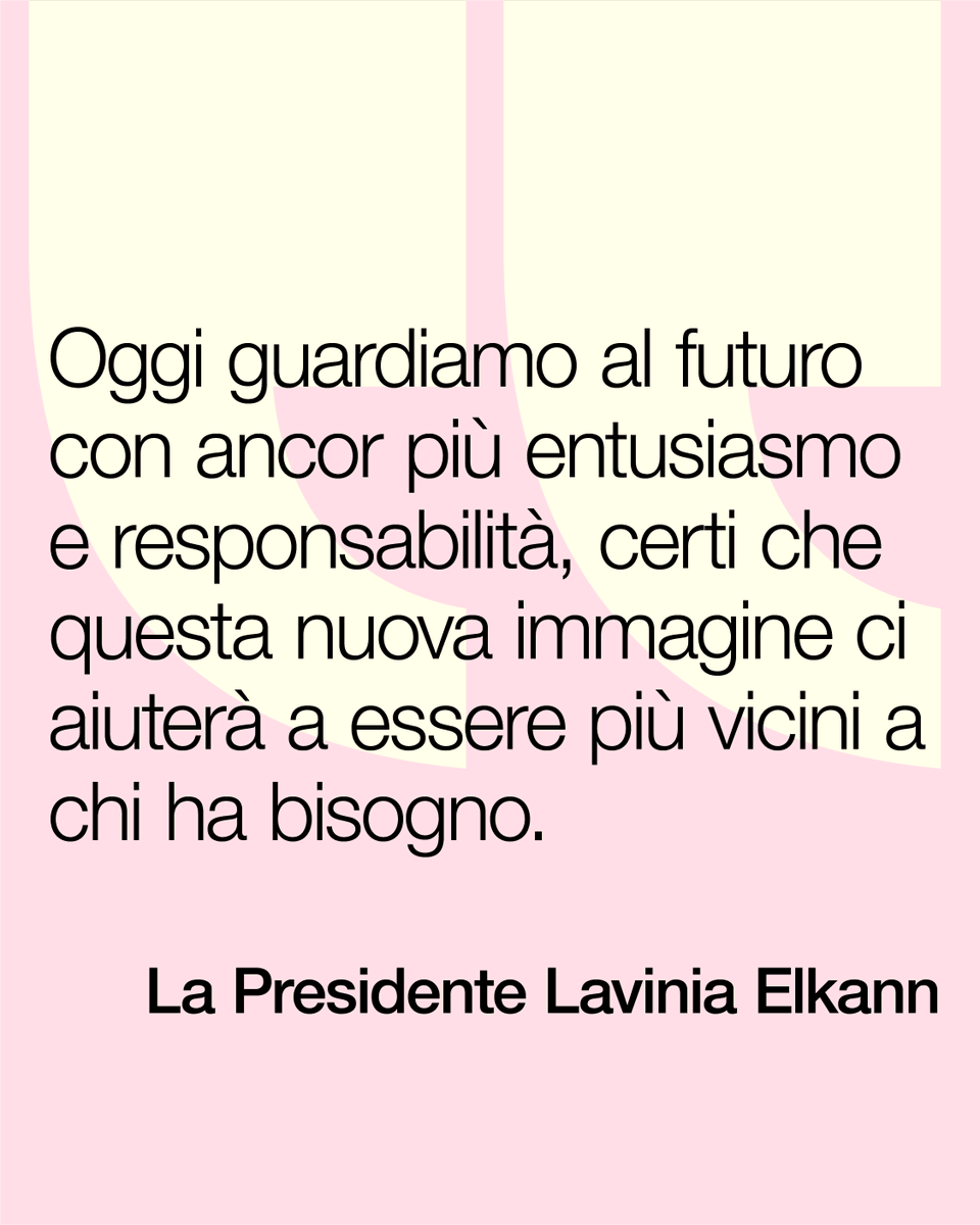 La Presidente Lavinia Elkann, ha voluto condividere il senso profondo del nostro cambiamento di immagine in una lettera aperta che potete leggere sul sito di Fondazione Specchio dei tempi 🩷📌

👉specchiodeitempi.org/post/giorno-sp…