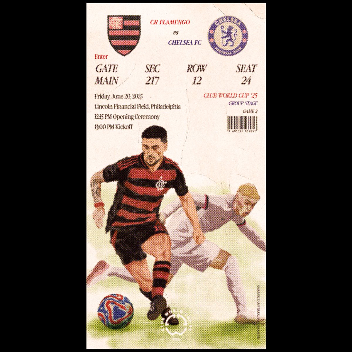 vtorg's tweet photo. 🎫 Ingresso.
#FIFACWC #Flamengo #Arrascaeta #ColePalmer #Gouache #Halftones https://t.co/klwXGfhlfp