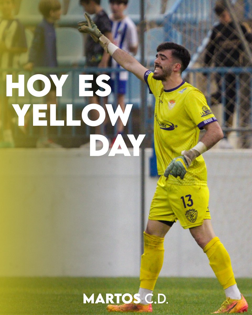 Hoy es 𝗬𝗲𝗹𝗹𝗼𝘄 𝗗𝗮𝘆

"𝘌𝘭 𝘥𝘪́𝘢 𝘮𝘢́𝘴 𝘧𝘦𝘭𝘪𝘻 𝘥𝘦𝘭 𝘢𝘯̃𝘰"

Aunque nosotros somos más de Rojo y Blanco 😜

#YellowDay