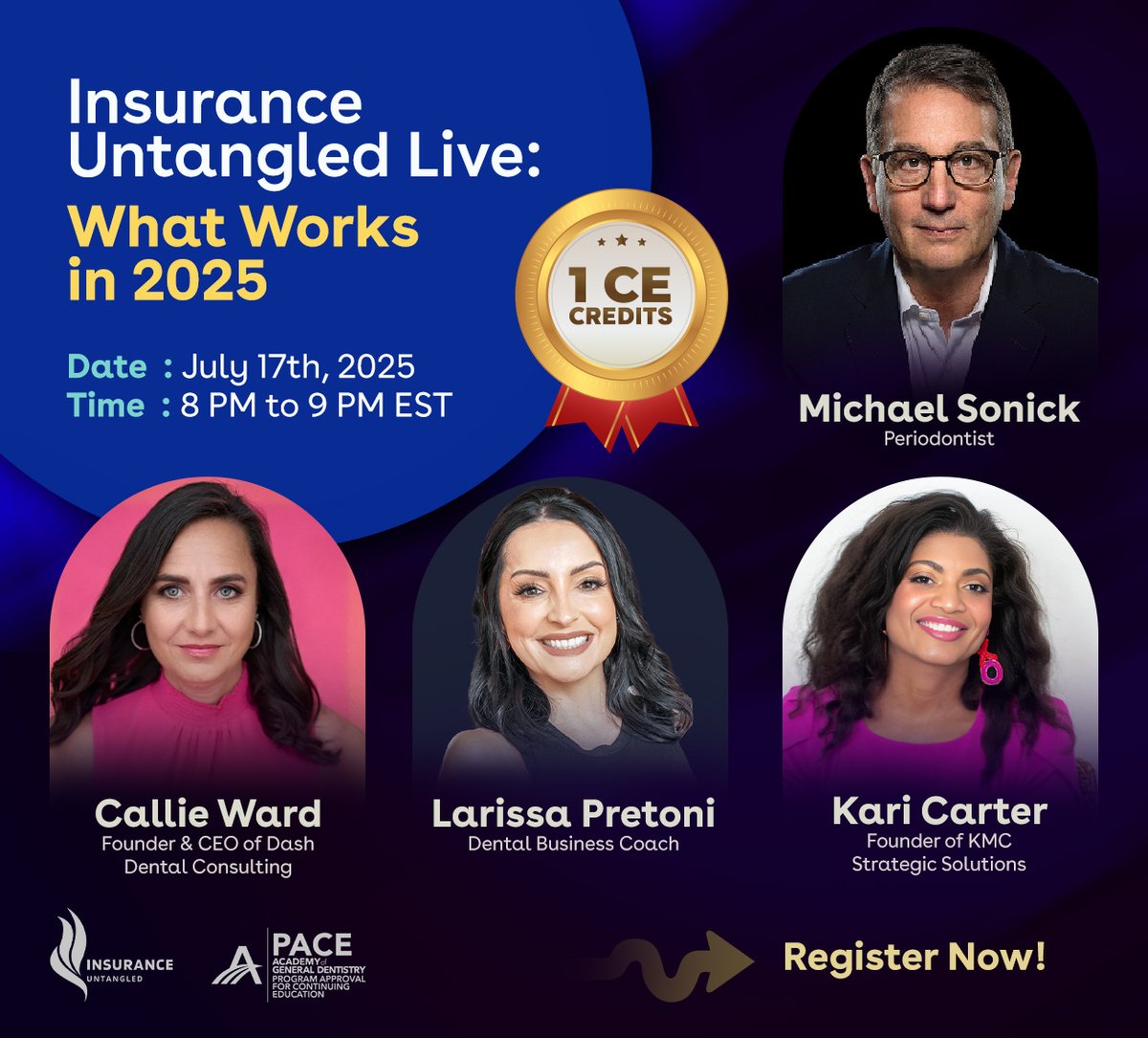 InsuranceU40869's tweet photo. Join us for Insurance Untangled Live: What Works in 2025
Date: July 17th
Time: 8 PM - 9 PM EST
Earn 1 CE Credit
This is a great opportunity to learn from experienced professionals, get useful tips, and ask questions specific to your practice
Register now - https://t.co/FTU65QXoG3 https://t.co/TUq316B54o