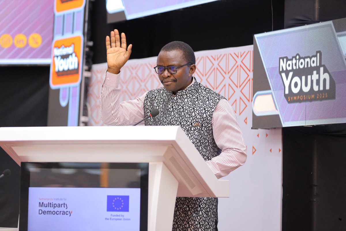 "After 6 months of continuous mentorship and inculcation of democratic ideas, it will be painful, in fact, a violation of our efforts if tomorrow if these leaders become dictatorial, authoritarian, and autocratic." - Dr Rwengabo Rutash lead facilitator 
#NationalYouthSymposium25