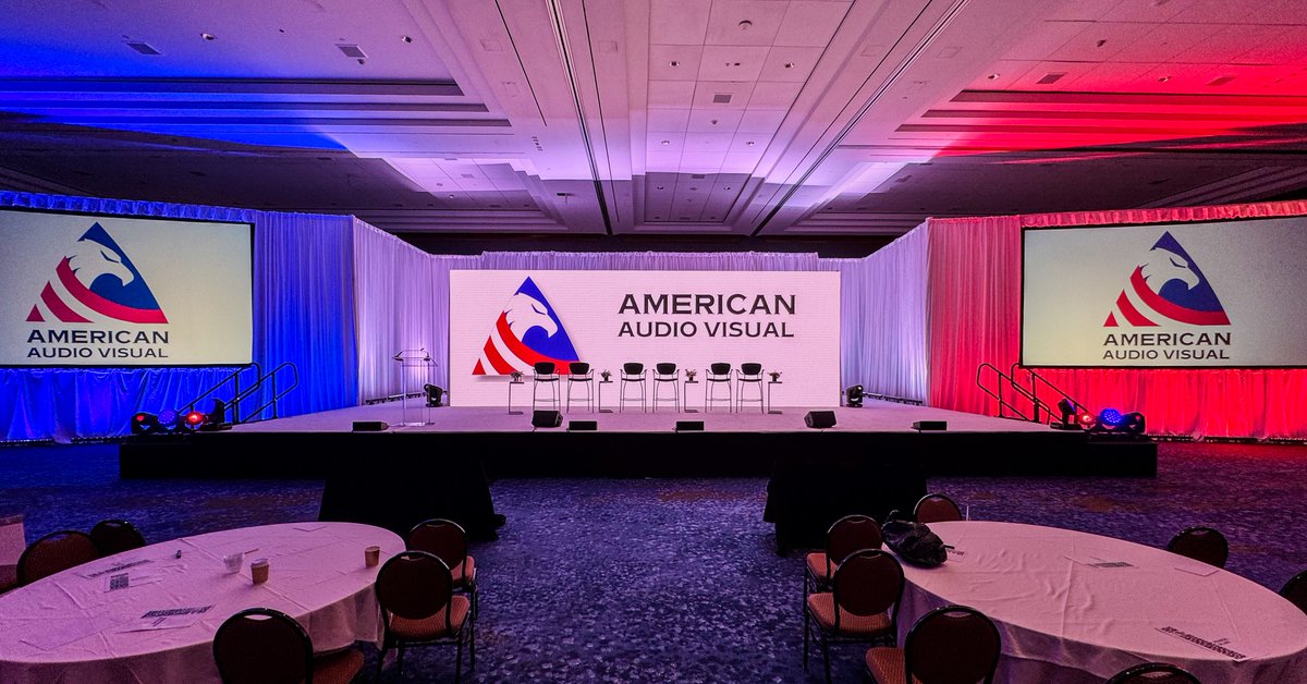 AmericanAV_'s tweet image. It’s not just about equipment — it’s about the people behind it.

Shoutout to our tech crew for keeping events running smoothly with steady hands and sharp minds.
⁠
#EventTechs #AVTeamwork #ThankATech #AAVInAction