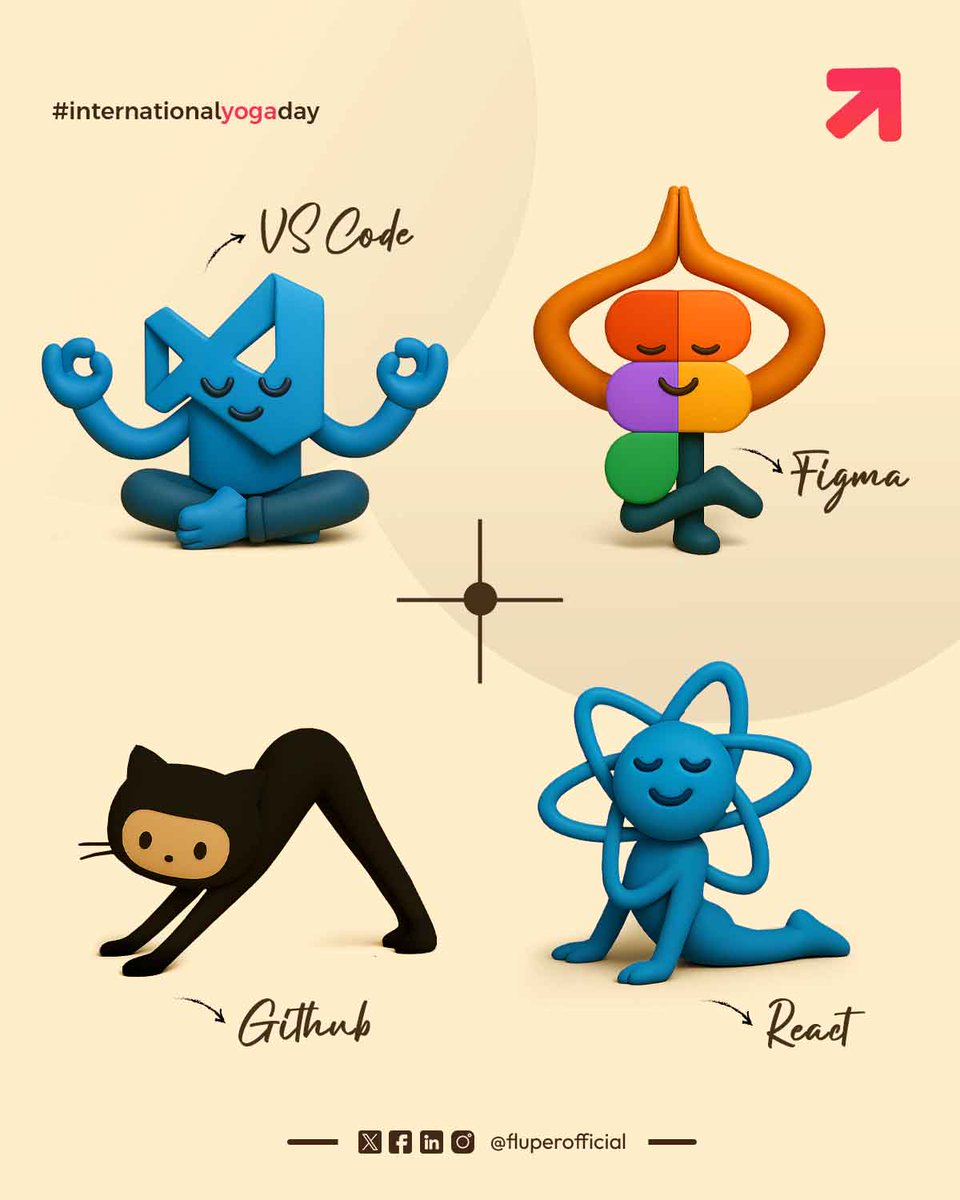 FluperOfficial's tweet image. 🧘‍♂️ Code. Deploy. Breathe. Repeat.
This International Yoga Day, let’s balance our code and calm — because a stable mind builds stable apps!

#Fluper #YogaForDevelopers #InternationalYogaDay #TechLife #WebDevelopment #AppDevelopers #ZenMode #ITLife #NamasteTech