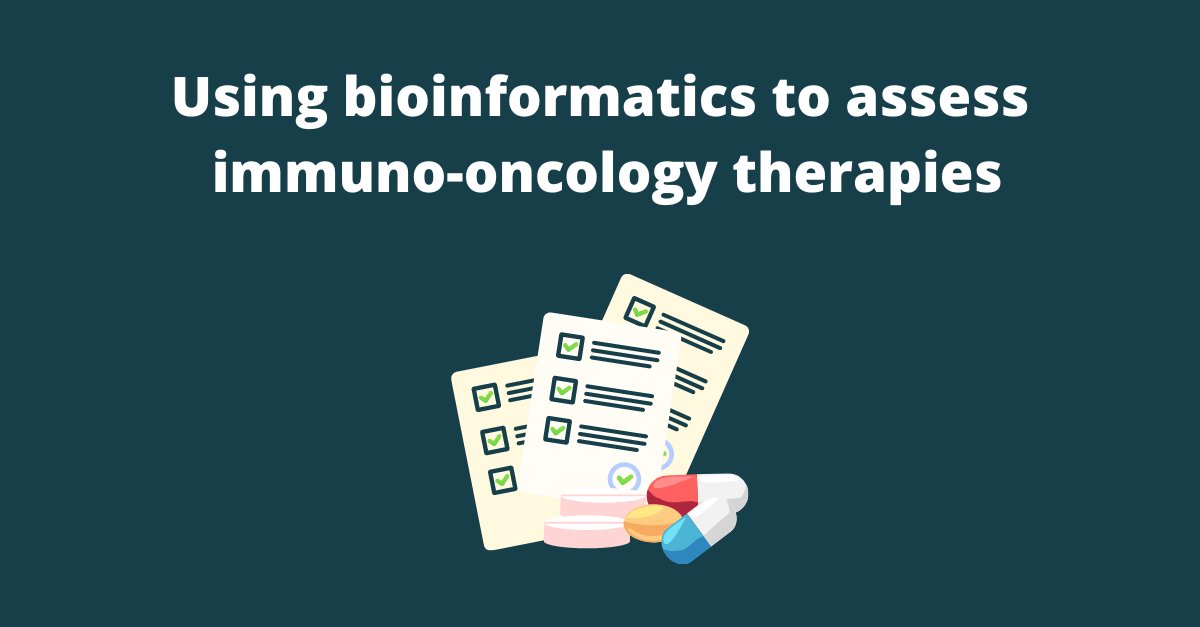 In this blog we demonstrate how #bioinformatics analysis is beneficial for the assessment of novel immuno-oncology therapies by examining novel immuno-oncology drug combinations in syngeneic mouse models. Read it now!
fiosgenomics.com/using-bioinfor…
#immunooncology #drugdevelopment