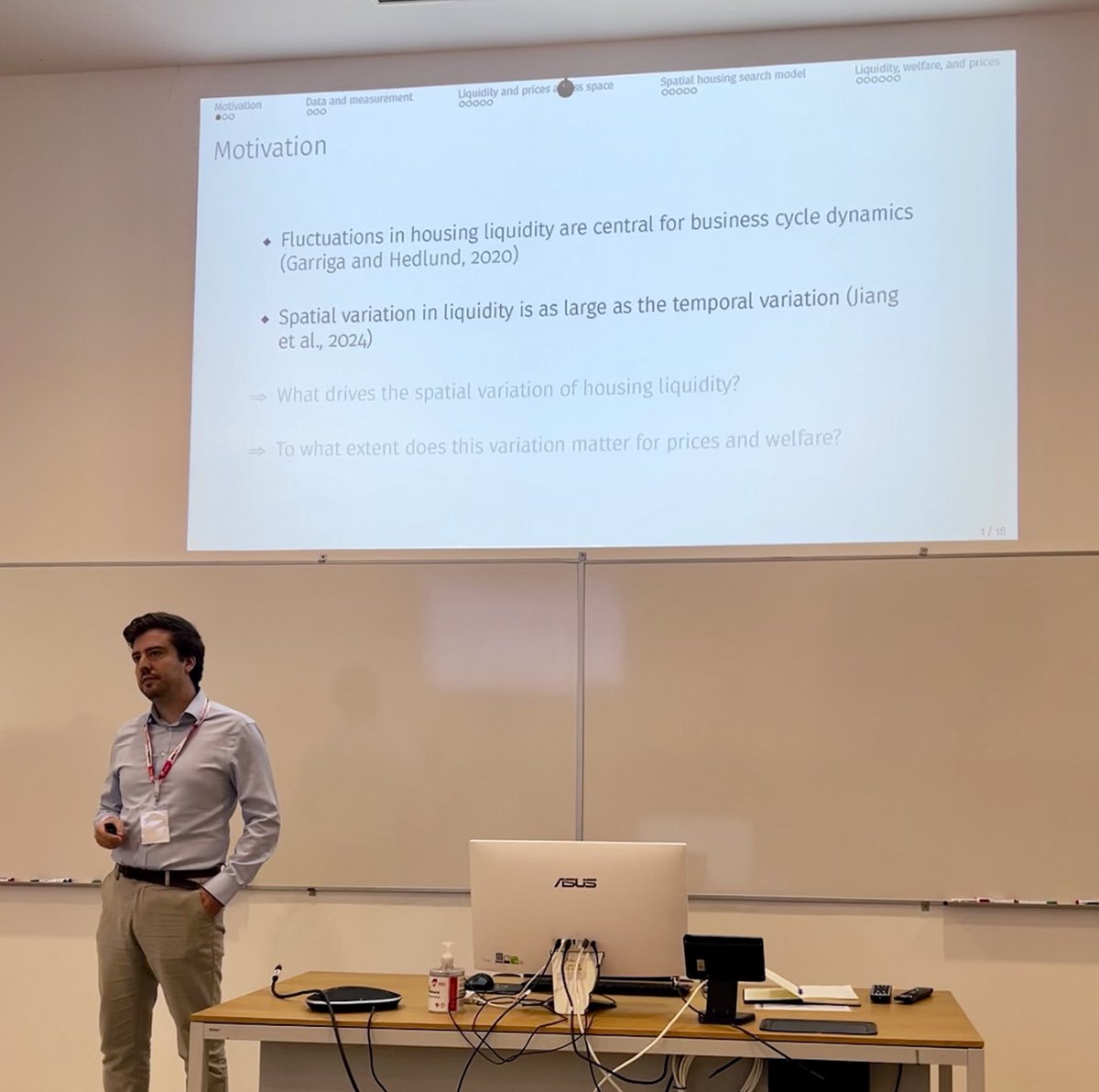 Bruno P Carvalho (@bmpcarvalho) on Twitter photo Next <a href="/AmaralFranc/">Francisco Amaral</a> presents a paper about how travel costs influence the spatial distribution of housing prices and liquidity, using data from the US and Germany. #LUPEW Next <a href="/AmaralFranc/">Francisco Amaral</a> presents a paper about how travel costs influence the spatial distribution of housing prices and liquidity, using data from the US and Germany. #LUPEW
