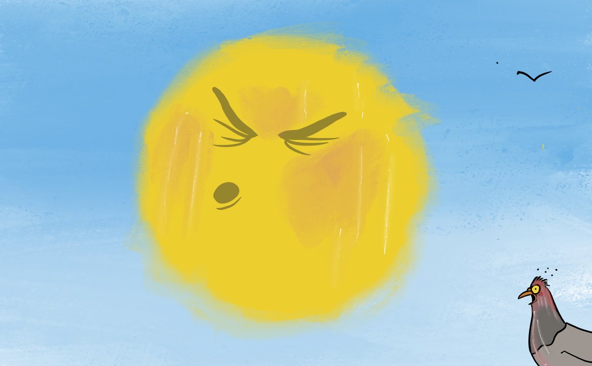TCartoonis50076's tweet image. Weather update... Scorchio! #sweatypigeons The Next issue of TNC will be out when it's hotter in July! In the meantime get online and maybe save yourself 10% with a subscription! issuu.com/store/publishe…
