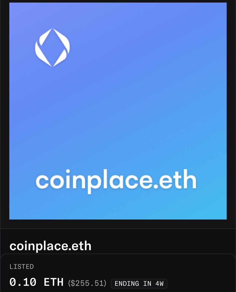 0xmedoteth's tweet image. Coinplace.eth for 0.1👀