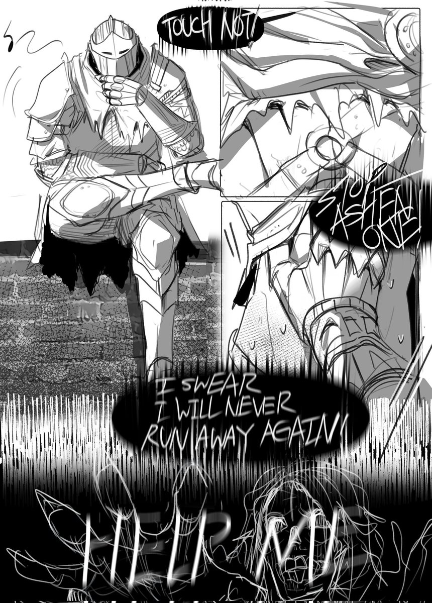 Ga1ahad_Abyss's tweet image. My friend&apos;s request
&quot;Just a Comic About Watcher Getting Owned&quot;