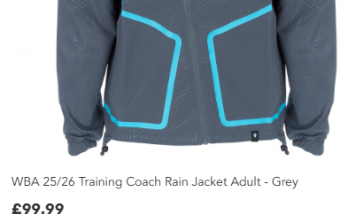 Dan87uk's tweet photo. @WBA I think you need to have a word with the commercial department for those diabolical prices. You'd be crazy to buy these TRAINING related items at those prices. 

You are massively out of touch on this. 

P.S. it's the UK, we don't call them Pants. https://t.co/eIIzEZxE9F