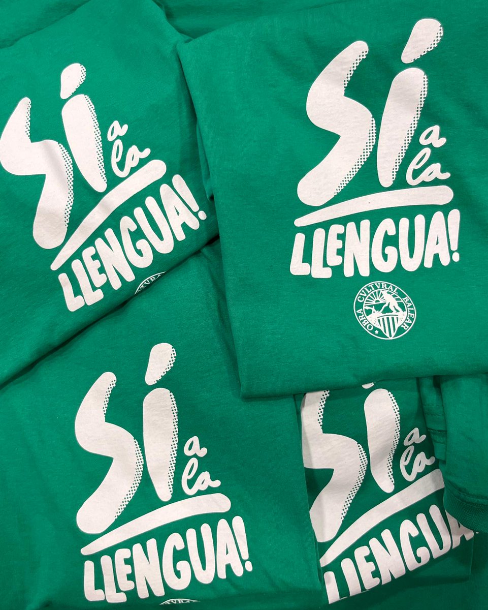 👕 Dona la benvinguda a l'estiu amb la camiseta del Sí a la llengua!

Reserva la teva camiseta a secretaria@ocb.cat o al 971 723 299 i vine a recollir-la a Ca n'Alcover de dilluns a divendres de 10.30 a 14 h i els dimecres també de 16 a 19 h.

La pots aconseguir amb un donatiu de