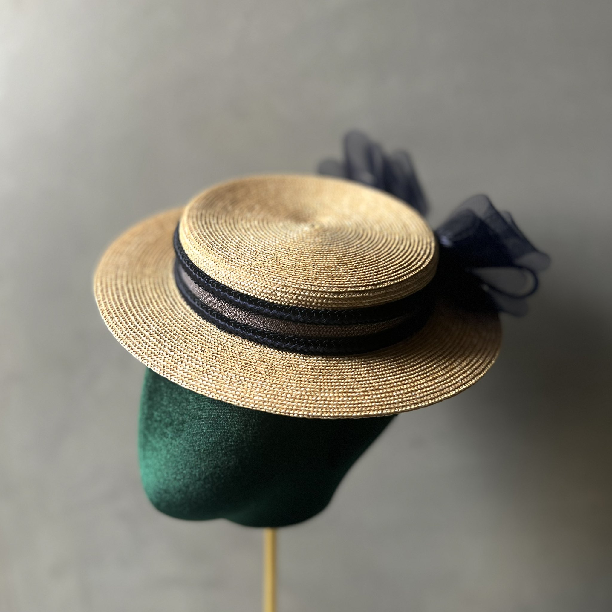 人気の春夏 millinery 麦わら帽子 mino（ミリナリーミノ