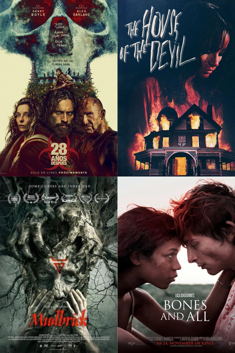 Último #BloodyFriday de la primavera y lo celebramos con los estrenos de terror más potentes. Con este calor abrasador, no hay mejor plan que una buena peli bajo el aire acondicionado, ya sea en el cine o en casa 🌬️🫠🍿

🧟28 AÑOS DESPUÉS (Cines): La esperadísima secuela de los