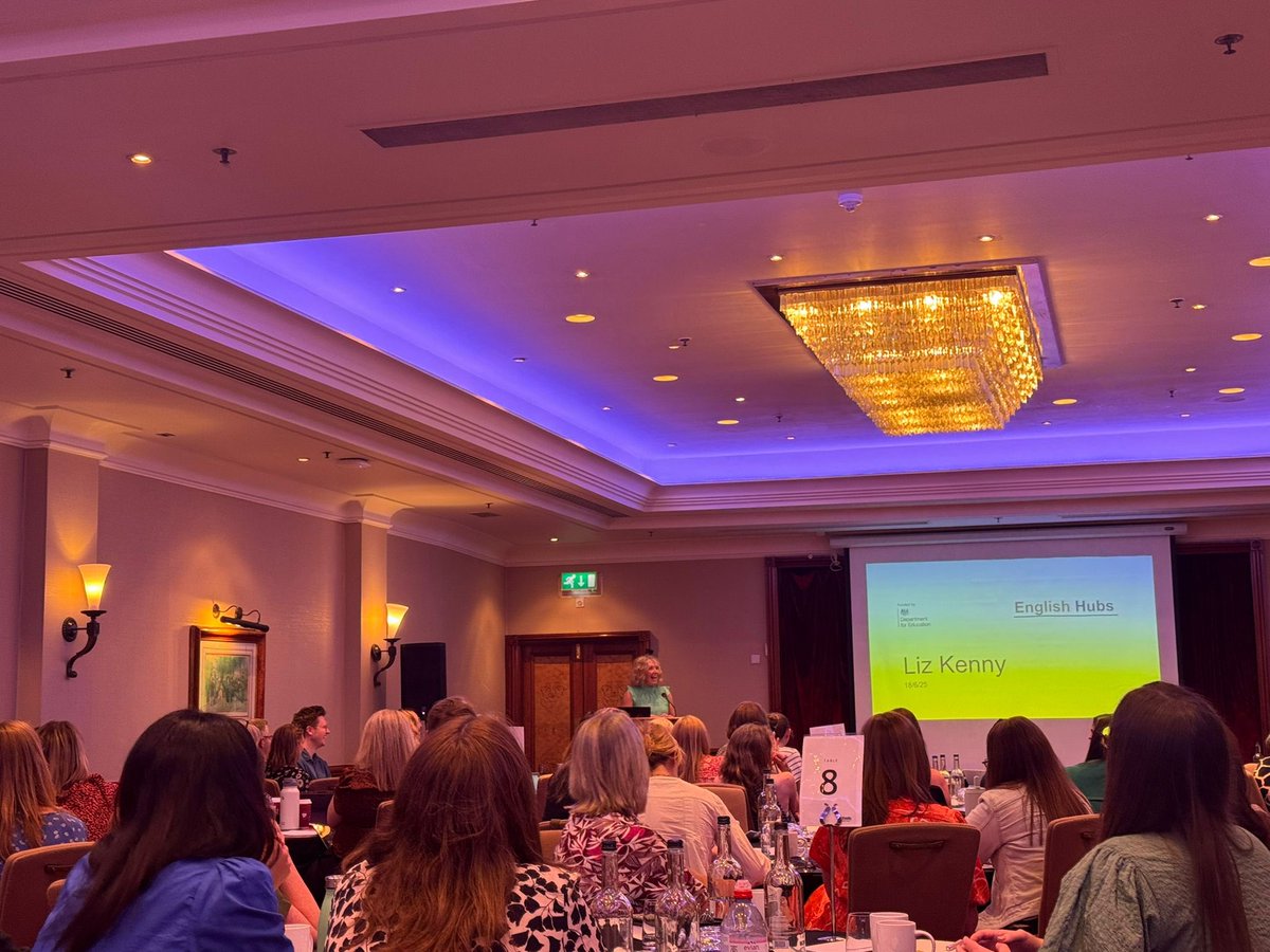 HubKingsnorth's tweet image. At the English Hubs national event on Wednesday we heard more about the Writing Framework, the English Hubs Fluency Programme and we talked about the new English Hubs Secondary Pilot and how we will be taking this forward into schools from September.
@educationgovuk 
#englishhub
