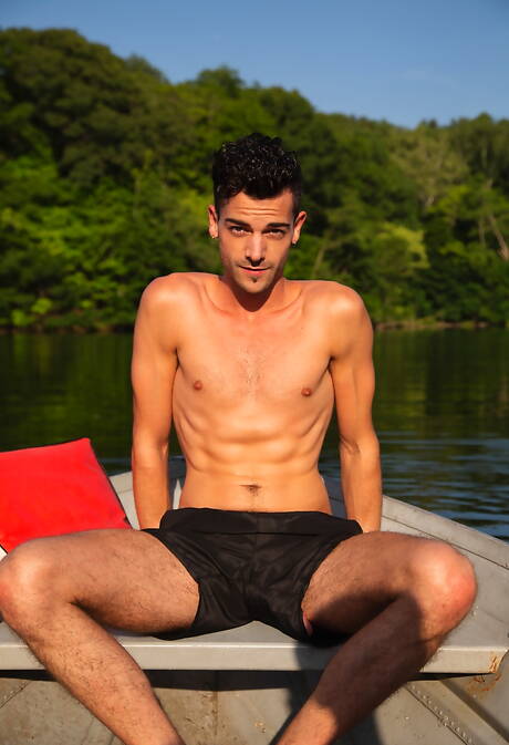 My pic for June 20th 😍 🚣🏞️🩳🖤  of the adorable <a href="/corykanexxx/">Cory Kane</a>💗
Good morning🌄 Have a tremendous Friday🙏