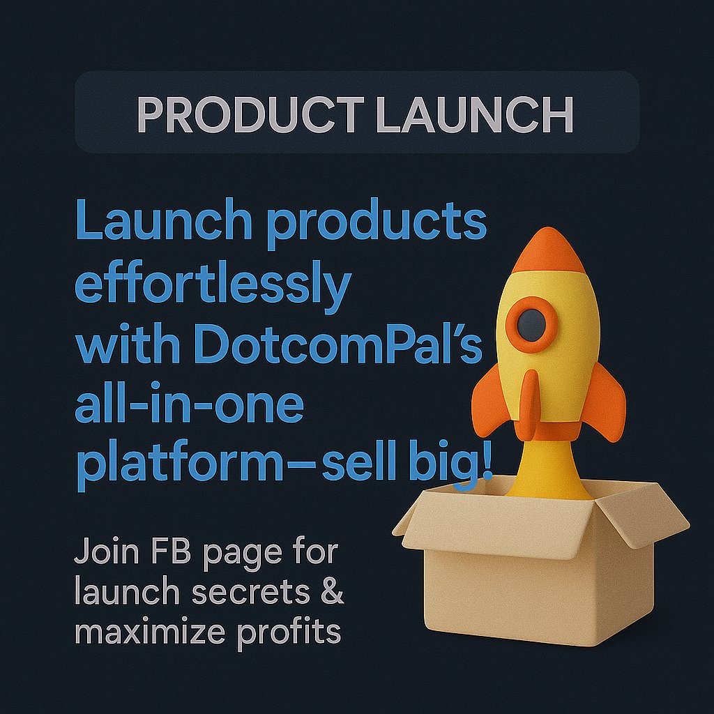 michael11879831's tweet image. Launch products effortlessly with DotcomPal’s all-in-one platform 🚀
sell big! 💸
Join our FB page for launch secrets &amp;amp; maximize profit👇
facebook.com/DotcomPal
#Game7 #dotcompal #Launchproducts