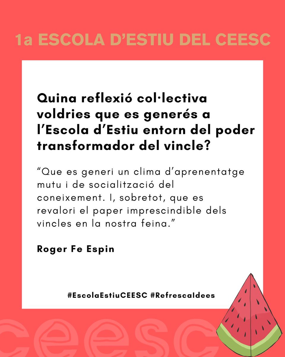 En <a href="/RogerFeEs/">Roger Fe</a> conduirà la sessió de dimarts de l'Escola d'Estiu del CEESC. És educador social, actualment dedicat a la formació i divulgació sobre sensellarisme i exclusió social.
ceesc.cat/2014-10-29-18-…