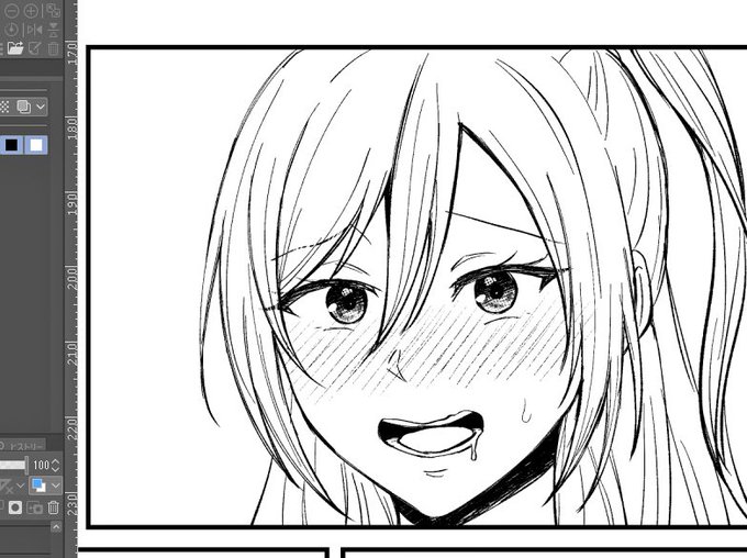 最終話ペン入れ👀 