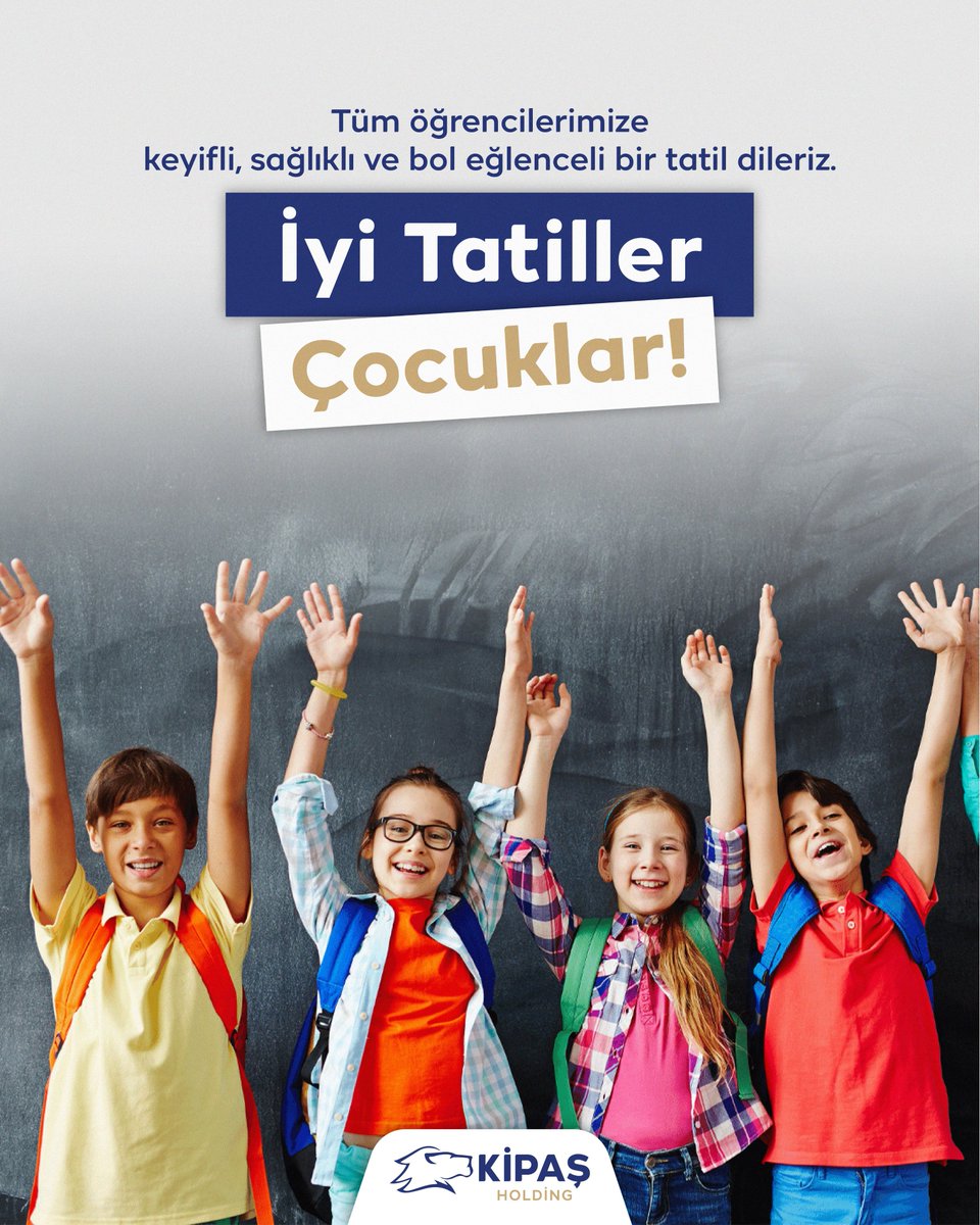 Yoğun bir eğitim dönemini başarıyla tamamlayan tüm öğrencilerimizi tebrik ederiz. 

Tüm öğrencilere keyifli, sağlıklı ve bol eğlenceli bir tatil dileriz!

#iyitatillercocuklar