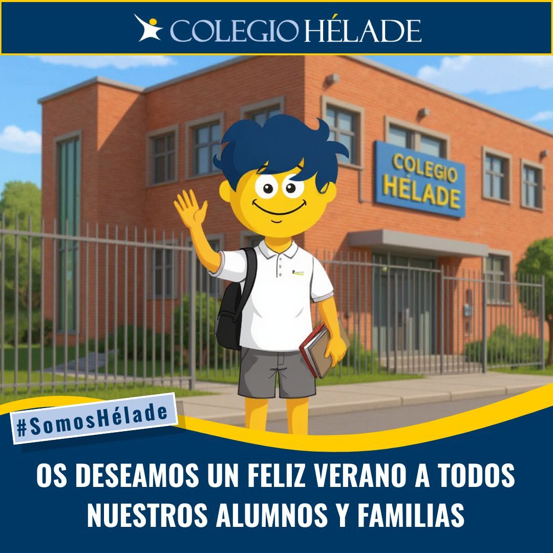 🌞 Cerramos otro curso lleno de aprendizajes, momentos y grandes recuerdos.

Os deseamos un feliz verano a todos nuestros alumnos y familias. ¡Recargad energías! ☀️

El próximo curso llegará cargado de ilusión, sorpresas y nuevos retos. ¡Os esperamos! 🎒✨ #SomosHélade