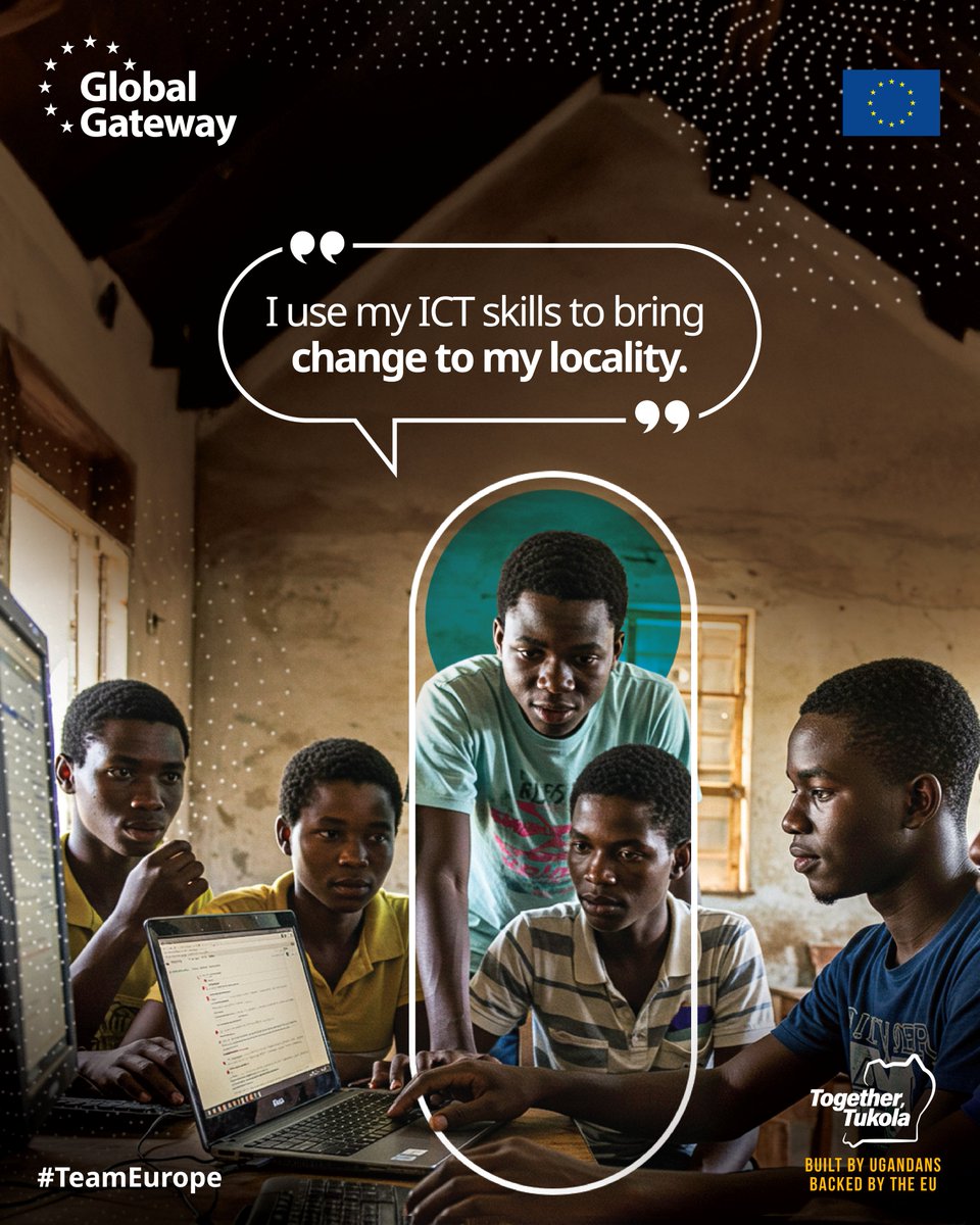 I turned my passion for ICT into purpose.

Now, I am helping others in my community access digital tools, find opportunities, &amp; build brighter
futures.

As a #refugee in Uganda, I believe we don’t just adapt, we innovate, inspire, &amp; lead.

#EUandUganda 🇪🇺🫶🇺🇬 #WorldRefugeeDay2025