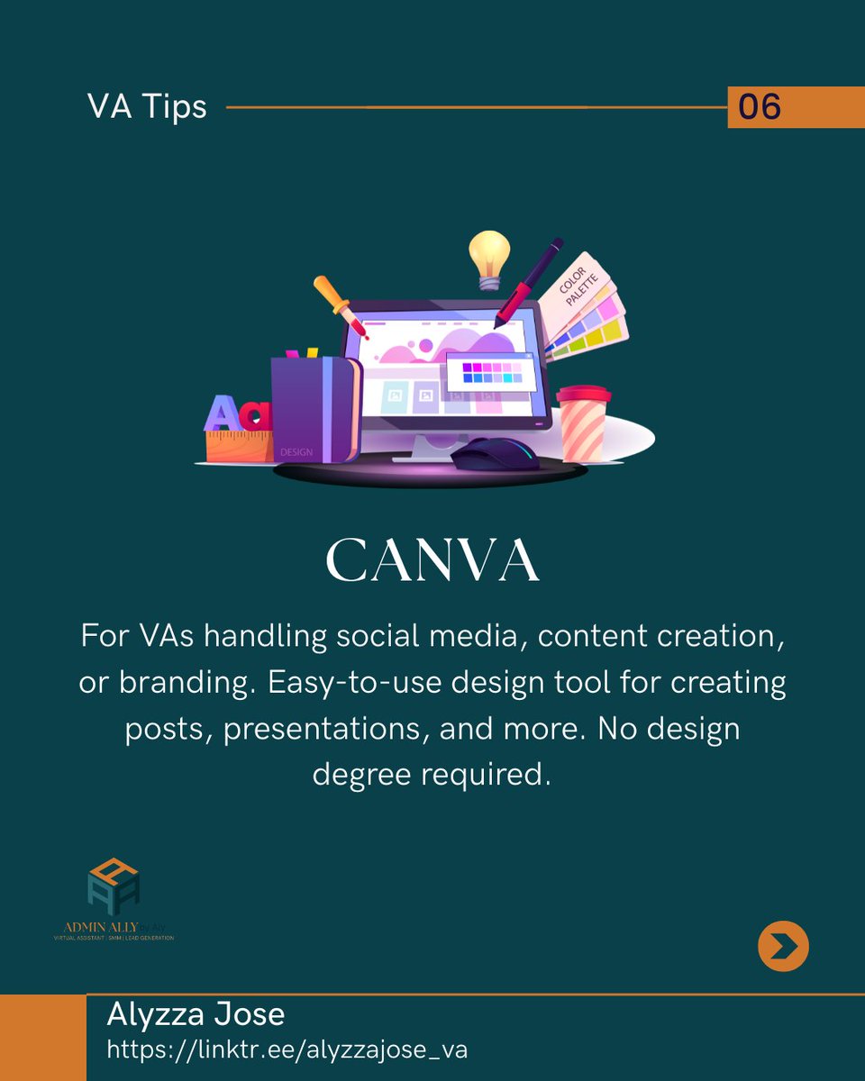 AlyzzaJose_va's tweet photo. ✅ Google Workspace
✅ Trello / ClickUp
✅ Slack
✅ Calendly
✅ Canva

Whether you're organizing chaos or designing content, the right tools make the hustle smoother.

Which one’s your favorite? Or did we miss your go-to? 👇 https://t.co/GR1aUVQnnR