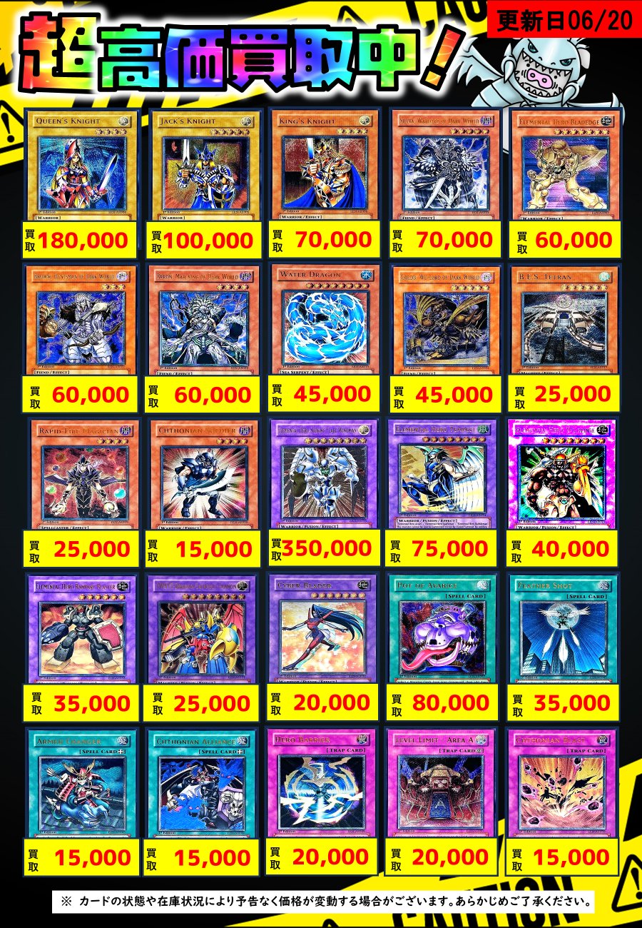 JTC選抜総選挙！遊戯王2期旧レリーフセット＆純金青眼GETCHANCE