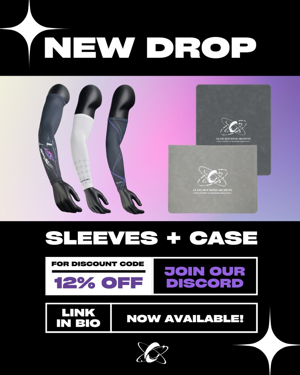 ClustrsOfficial's tweet image. Sleeves on. Case locked.
Both just dropped 🧤💼
Made for clean glides and tidy setups.
Join our Discord for launch discount 👀
#clustrs #gaming #Sleeves #glasspad #case