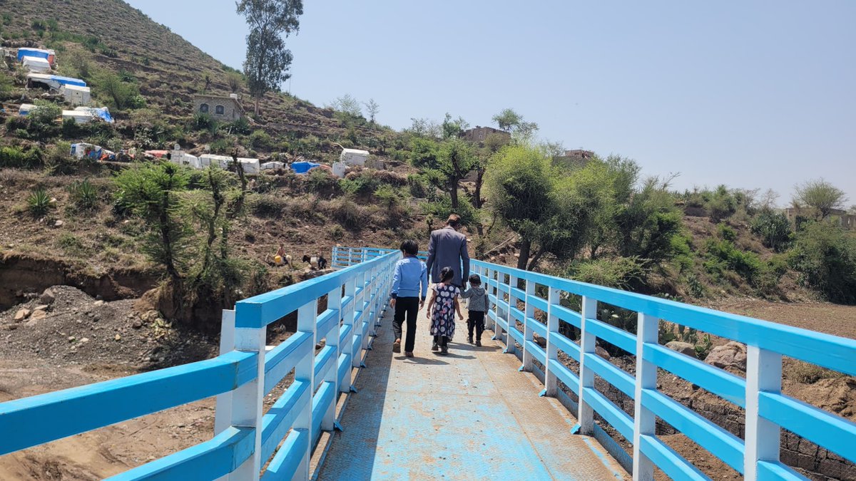 IOM Yemen (@iom_yemen) on Twitter photo Before this bridge, women and children in Ibb had to wade through floodwaters to reach school, clinics, or markets.
Now, 7,800+ people can cross safely—even during storms. Thanks to <a href="/ECHO_MiddleEast/">EU Humanitarian Aid | Middle East & North Africa</a> this is resilience in action.
yemen.iom.int/news/iom-const… Before this bridge, women and children in Ibb had to wade through floodwaters to reach school, clinics, or markets.
Now, 7,800+ people can cross safely—even during storms. Thanks to <a href="/ECHO_MiddleEast/">EU Humanitarian Aid | Middle East & North Africa</a> this is resilience in action.
yemen.iom.int/news/iom-const…