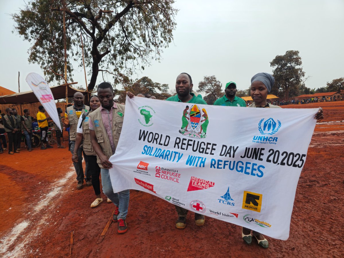 On #WorldRefugeeDay, we stand in solidarity with those forced to flee because anyone, anywhere, can become a refugee.

That is why the government of 🇹🇿 continues to welcome &amp; support refugees " Siasa Manjenje, Camp Commandant - Nyarugusu.