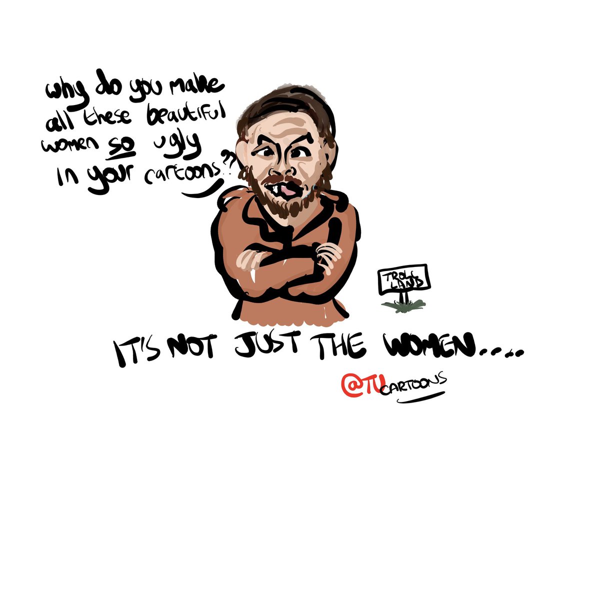 Trev71_MUFC's tweet image. Always good to get feedback on my cartoons 😀