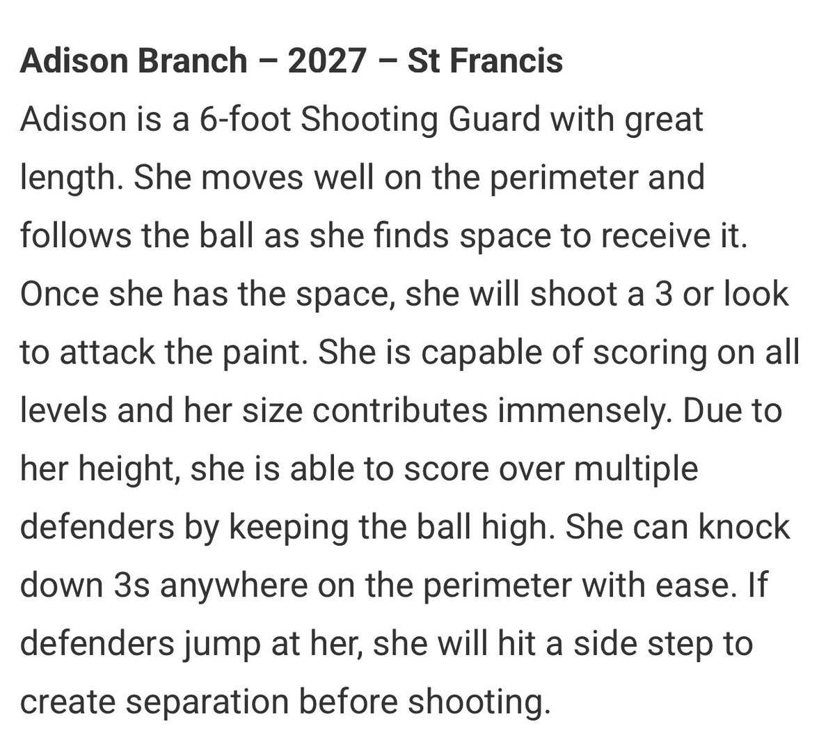 Thank you <a href="/JrAllStarGA/">Georgia Jr. All-Star GBB</a> for recognizing me. Truly appreciate this <a href="/girlsgbcalive/">GBCA Girls Live Event</a> write up!

<a href="/stfrancisad/">Saint Francis Athletics</a> <a href="/_AlexisBurke/">Alexis Burke</a> <a href="/pitts_academy/">COACH PITTS</a>
<a href="/TEAMLEGACYGIRLZ/">LEGACY GIRLZ</a> <a href="/LegacyNike17u/">Legacy Nike EYCL 17u</a>
